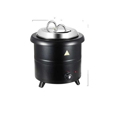 China Customized LOGO and modern electric buffet utensils food container stainless steel soup pot kettle warmer for sale