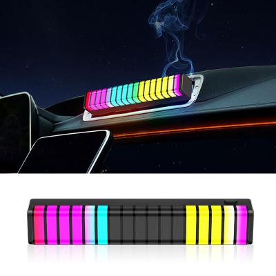 China RGB LED Music Rhythm Fragrance Atmosphere Lamp Novelty Collection Colorful Healthy Aroma Ambient Light 119*20*20MM for sale