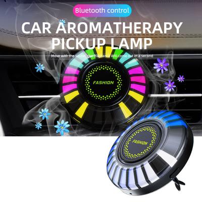 China VOICE Control Car Aromatherapy Aroma Desk Music Atmosphere Lamp Color Changing RGB Rhythm Light To Scent Fragrance Light Light for sale