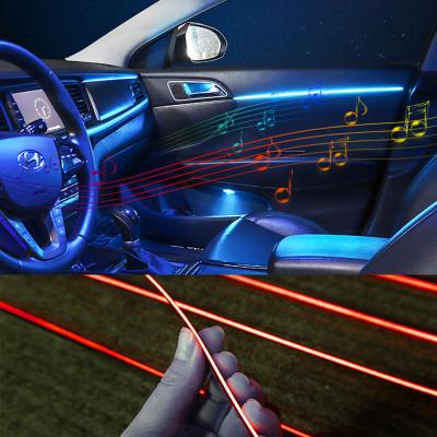 China APP Remote Control LED Strip Atmosphere Light Ambient Lighting RGB Interior Ambient Light Led For Car Interior Ambient Light for sale