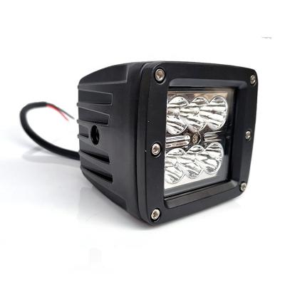 China Hot Sale 18W Work Lamp 12v 24v 3 Inch 4x4 Car Motorcycle Truck Offroad Auto Parts Led Work Light For Auto Lighting System Work Light for sale