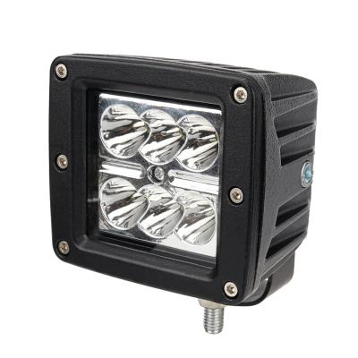 China 18W Work Lamp Led Light Bars Off Road Lights 4x4 Car Truck Auto Parts Led Work Light Boat Lights Gallipot Led Lux ​​4x4 Led Para Work Light for sale