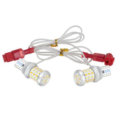 China Hot sale aviation grade aluminum alloy t15 led w16w 3014 light reversing lights 42smd 12v canbus white red amber bulb for car led light bar t15 for car for sale