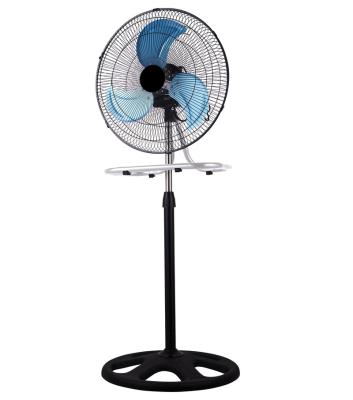 China Newly Designed Pedestal/Wall Mounted/Floor 3 Keys 1 3 In 1 18 Inch 3 Speed ​​Adjustable Industrial Iron Grill Swing Pedestal Electric Fan Without Timer for sale