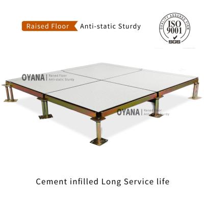 China Metal Anti Static Raised Access Floor 600mm*600mm for sale