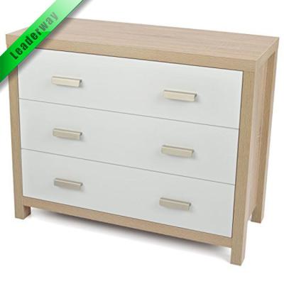 China Multifunctional Oak Effect White Wooden Chest Of Drawers Bedroom Furniture Chest Of Drawers Modern for sale