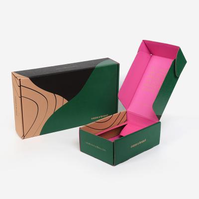 China OEM Corrugated Folding Kraft Paper Box Custom Recyclable Recyclable Makeup Cardboard Shipping Listing Printed Cosmetic Paper Packaging Box for sale