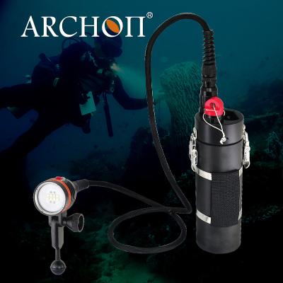 China 6500 Lumen 200 Meter Underwater Video Lights , CREE XM-L2 U2 LED Dive Torch for sale