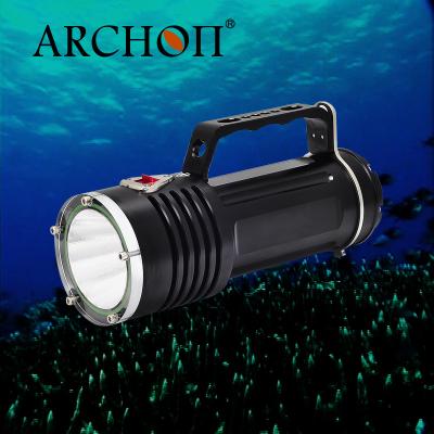 China Griff-Tauchlicht 2200 Lumen-LED wieder aufladbares mit 8mm Polycarbonats-Brett zu verkaufen