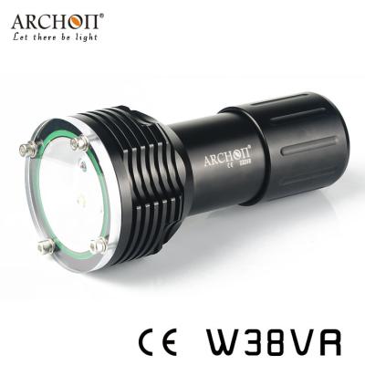 China 1400 Lumen W38VR Multifunktions100 Meter den Underwater, der Licht fotografiert zu verkaufen