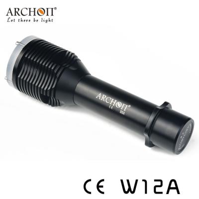 China Cree XM-L U2 6500K W12A Professional Dive Lights Waterproof Diving Flashlight for sale