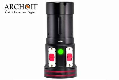 China Lumen multifuncional de la antorcha 5200 del buceo con escafandra con la luz roja/púrpura/UV en venta