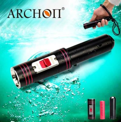 China W16S Aluminum Alloy 860 Lumens Cave Diving Lights Backup Dive Light / Flashlight for sale