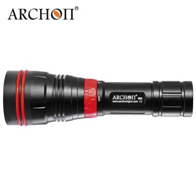 China Black 1000 Lumens Rechargeable Dive Torch Adjustable Aluminum Alloy for sale