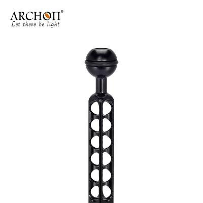 China Longitud del soporte 13.4Inch de la ayuda de Gopro con el agujero del tornillo de 1/4 pulgadas para el equipo de buceo en venta