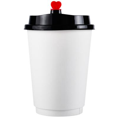 China China Manufacturers Sale 14oz Paper Cup Ice Cream Cup Disposable Paper Black Paper for sale