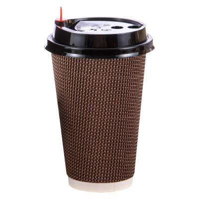 China Customized Coutom LOGO Printed Disposable Milk Tea Cup Disposable Paper Cups for sale