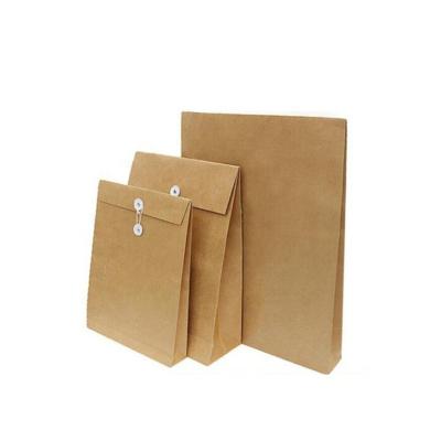 China Custom Eco - Friendly Logo Printed Paper Documents Envelope Gift Wrap Bags For Packing Documents for sale