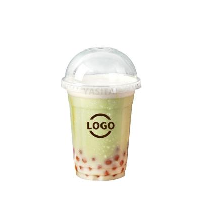 China DOUBLE WALL cheap plastic cups 16oz wholesale high quality plastic ice cream cups for sale