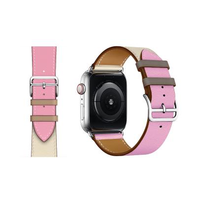 China New Launch Fat Watch Bands Top Fashion Adjustable Leather Quick-Fitting PU Leather Watch Strap for sale