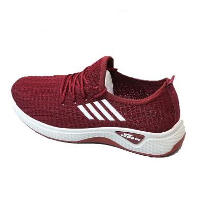 China Lehui 2021 new light red women's sports shoes fashionable and flexible factory direct sales running women's shoes for sale