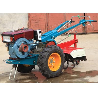 China Kenya Farms QLN Hand 2WD Walking Tractor , 15HP Cheap Price Walking Tractor With Mower for sale