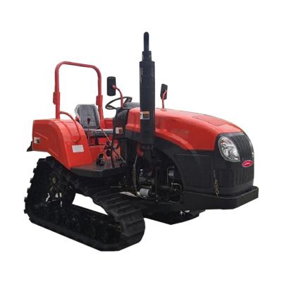 China Small 80HP Farm Paddy Crawler Tractor Efficient Performance Planetary Differential Steering Equipment 4 Cylinders For Sale In Philippines for sale