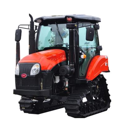 China High Quality Efficient Performance Chalion Agriculture LUODONG Diesel Engine 80HP 90HP Crawler Tractor With Rotary Tiller For Sale In Malaysia for sale