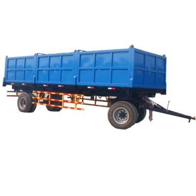 China Hydraulic Dump Tools Farm Tractor Dump Truck Agricultural Trailer for sale