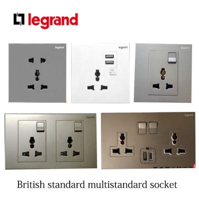 China Household for Legrand British Standard English Switch Socket 13A Socket Outlet Multistandard Main 16 One Authentic Original 86 and for sale