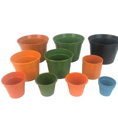 China Plastic Self-watering Artificial Flower Pot Mini Cute Planter Flower Small Round Decor Gardening Pot for sale