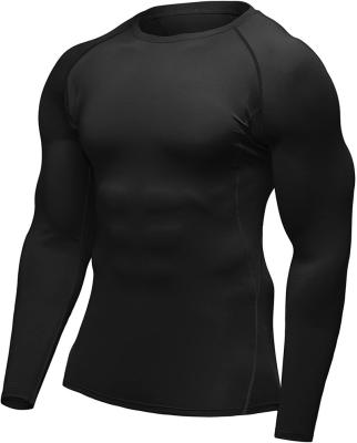 China Shirts & Tops Wholesale Men's Quick-drying Cool Long-sleeved Clothing Tight-fitting Compression Long-sleeved Shirt for sale