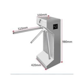 China Two Way Card Reading Floor-Standing Tripod Turnstile Barrier Gate HK-ST04 for sale