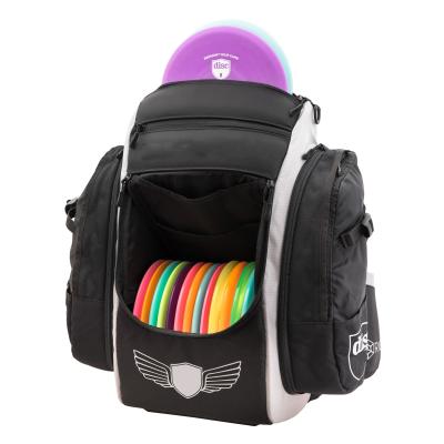 China Pocket to Hold New High Quality Custom Expandable Water Bottle Frisbee Disc Golf Bag 18 Disc Capacity Disc Golf Backpack for sale