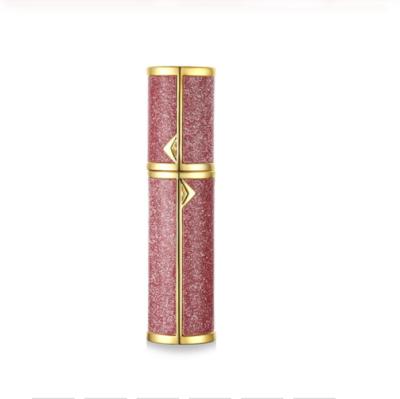 China Personal Care Design For Luxury Brands Perfume , 5mm Bottom Filled Leather Aluminum Perfume Bottles for sale