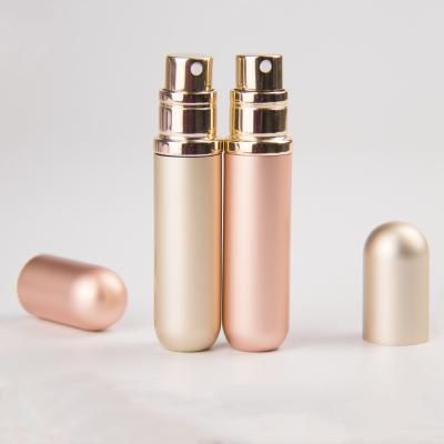 China round head perfume bottle filled with personal care bottom aluminum perfume bottle/aluminum bullet head for 5mm for sale