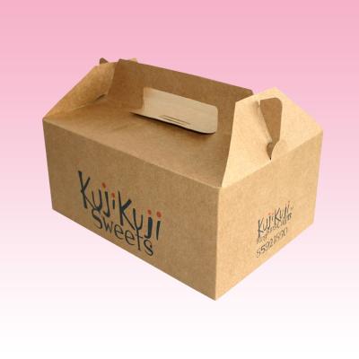 China custom personalized kraft paper gift boxes in bulk for cake manufacturer for sale