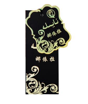 China custom logo paper hang tags printing services laminated bracelet hang tags for sale