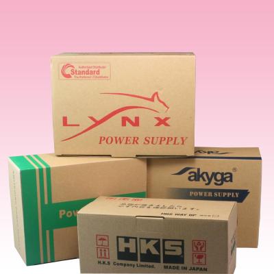 China custom strong kraft corrugated paper mailing boxes company order post box for sale