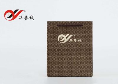 China Brown Unique Craft Paper Bags Eco Friendly For Shopping / Jewelry Package for sale