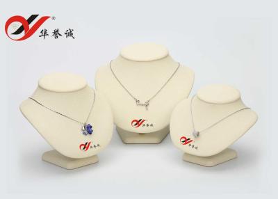 China Der Schmuck-Fehlschlag-Halsketten-Ausstellungsstand, der lustig,/in PU-Leder SGS elegant ist, genehmigte zu verkaufen