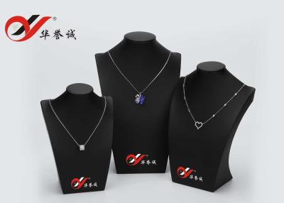 China Bunter lederner Halsketten-Ausstellungsstand-Halter für Schmuck-Ausstellung zu verkaufen