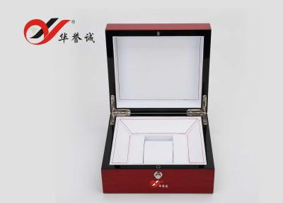 China Caja de reloj de madera de la pintura de acero sola, caja de reloj personalizada aduana del color en venta