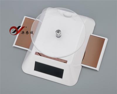 China Advertising Rectangular Solar Powered Turntable Rotary Display Stand With Two Wings for sale