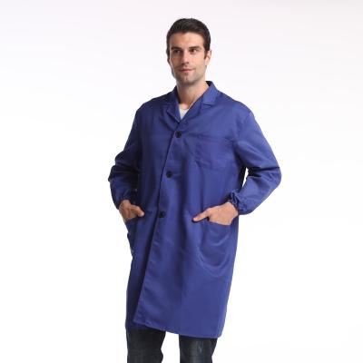 China Widely Used Wholesale Adult Lab Coat Hospital Workwear Blue Workshop Clothes for sale