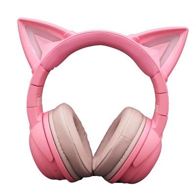 China Hot Selling Headband Cute Kids Children Cat Ear Earphone for sale