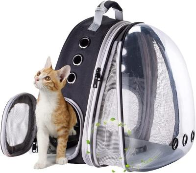 China Stocked Factory Direct Price Backpacks Transparent Clear Bubble Pet Bag Carrier Cat For Travel Small Dog Backpack for sale