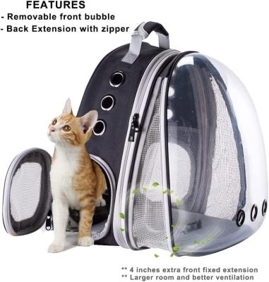 China Stocked NEW Backpacks Tent Expandable Breathable Clear Bubble Pet Bag Carrier Cat For Travel Small Dog Backpack for sale