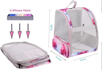 China Sustainable High Quality Sustainable For Birds Kids Outdoor Pet Cat Carrier Dog Bag Small Animal Backpack for sale