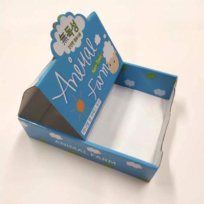 China Recyclable can be folded into small corrugated packaging box the product display box backing for sale